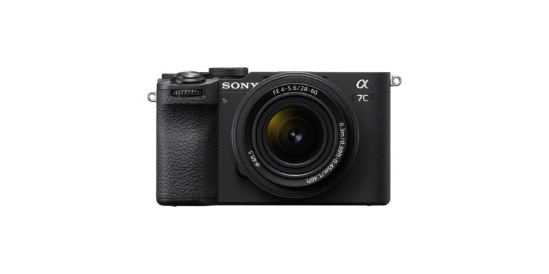 sony a7c ii digital camera with 28-60mm lens - black[pre-order]