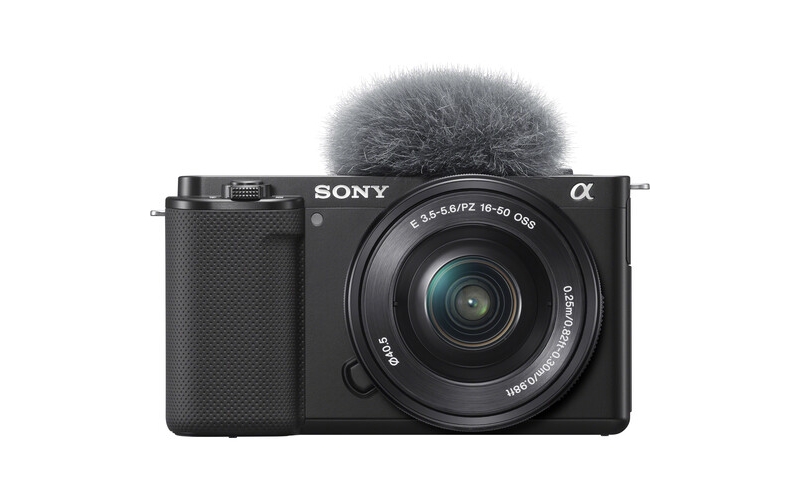 sony zv-e10 vlog camera + 16-50mm lens (black)