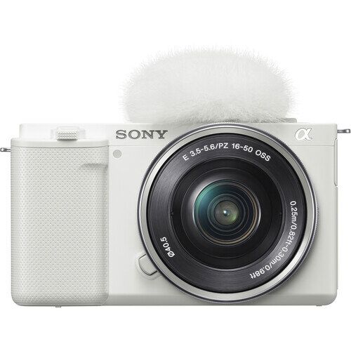 Sony ZV-E10 Vlog Camera + 16-50mm Lens (White)