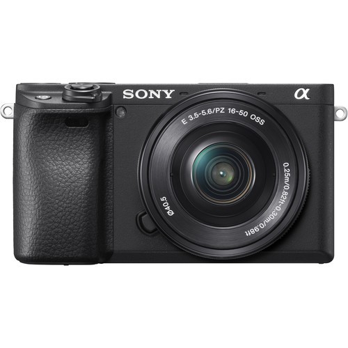 sony a6400 mirrorless digital camera + 15-60mm lens (black)