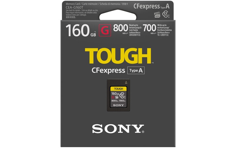 sony 80gb cea-g series cfexpress type a memor
