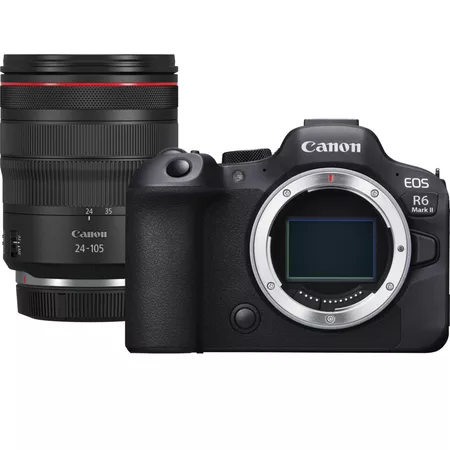 canon eos r6 mark ii mirrorless camera + rf 24-105mm f4l is usm lens
