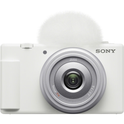 sony zv-1f vlog camera (white)