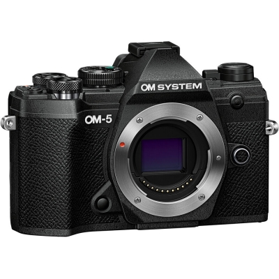 olympus om system om-5 digital camera body (black)