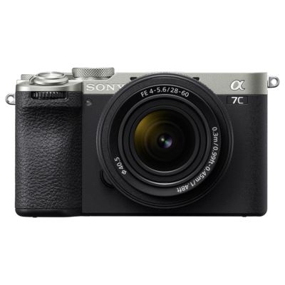 sony a7c ii digital camera with 28-60mm lens - silver[pre-order]